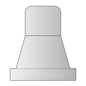 Shoulder Arc Fasteners (Annular Grove) Setting Cap