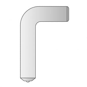 No Thread Bent Arc Fasteners (Mild - Low Carbon Steel)