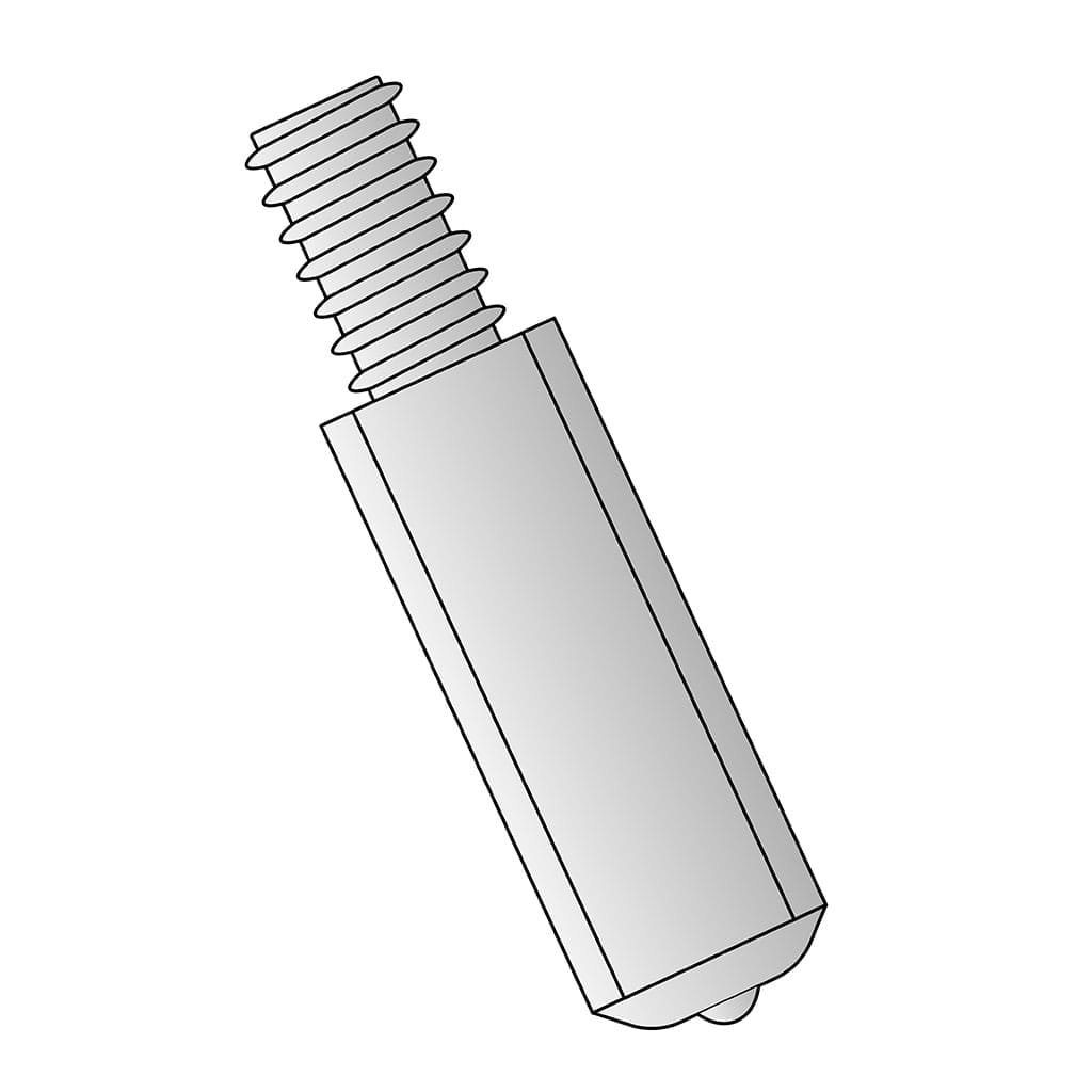 Shoulder Arc Fasteners (Threaded) - (Mild - Low Carbon Steel)