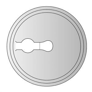 Key Hole Slotted Washer